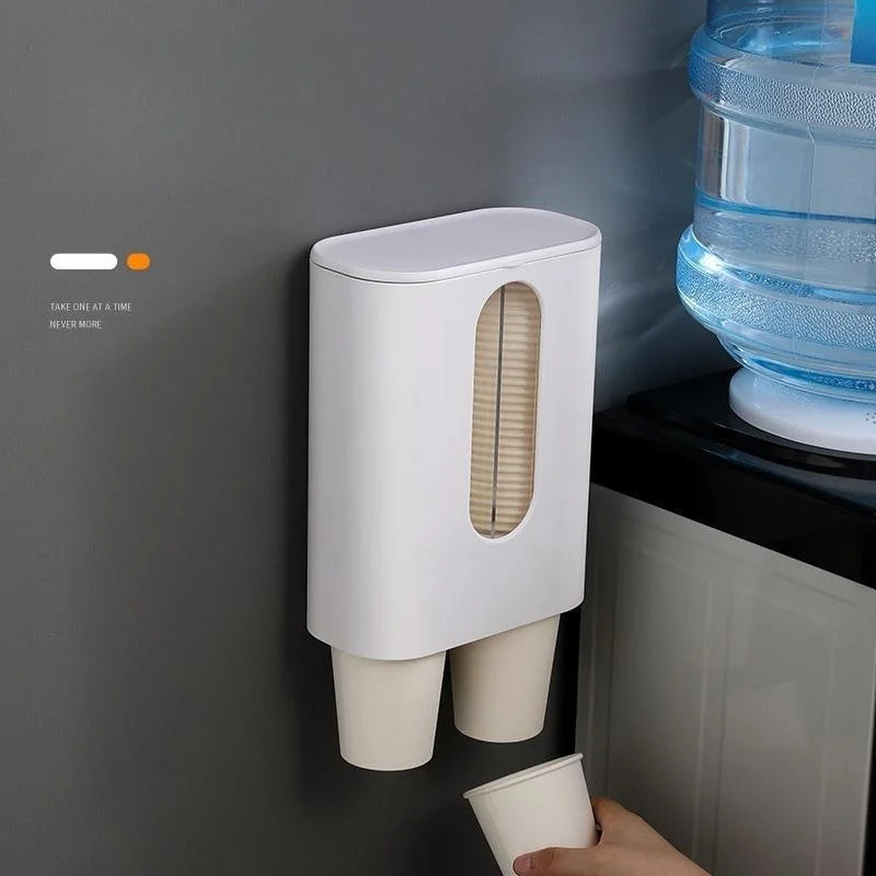 Automatic Disposable Cup Dispenser – Wall Mount Cup Holder Cup Dispenser Axl