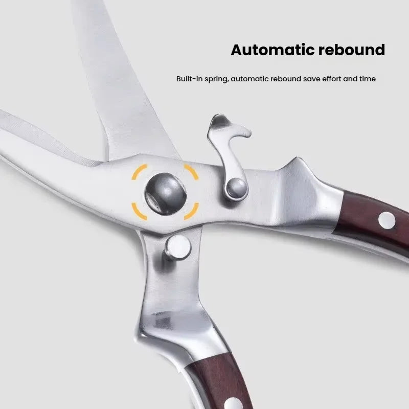 Heavy-Duty Poultry Shears – Kitchen Bone Cutting Scissors Poultry Shears Axl