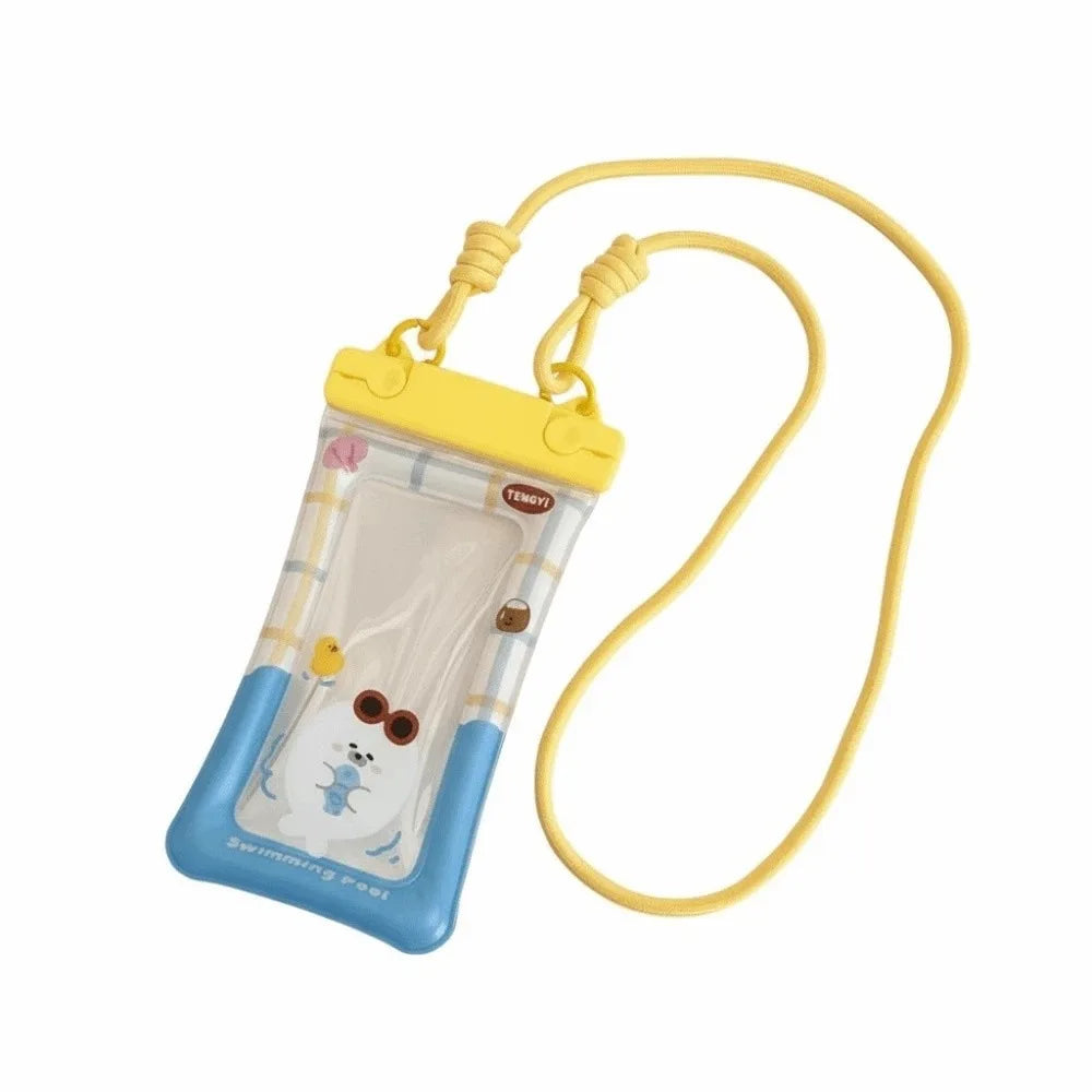 Waterproof Phone Pouch – Cartoon Crossbody Dry Bag for Beach Waterproof Phone Pouch Axl Style 1