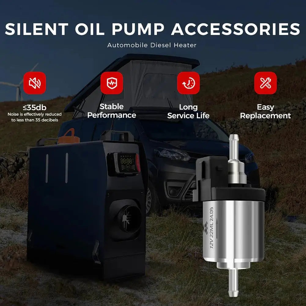 12V 22ml Diesel Fuel Pump for Air Parking Heater – Pulse Pump Diesel Heater Pump Axl