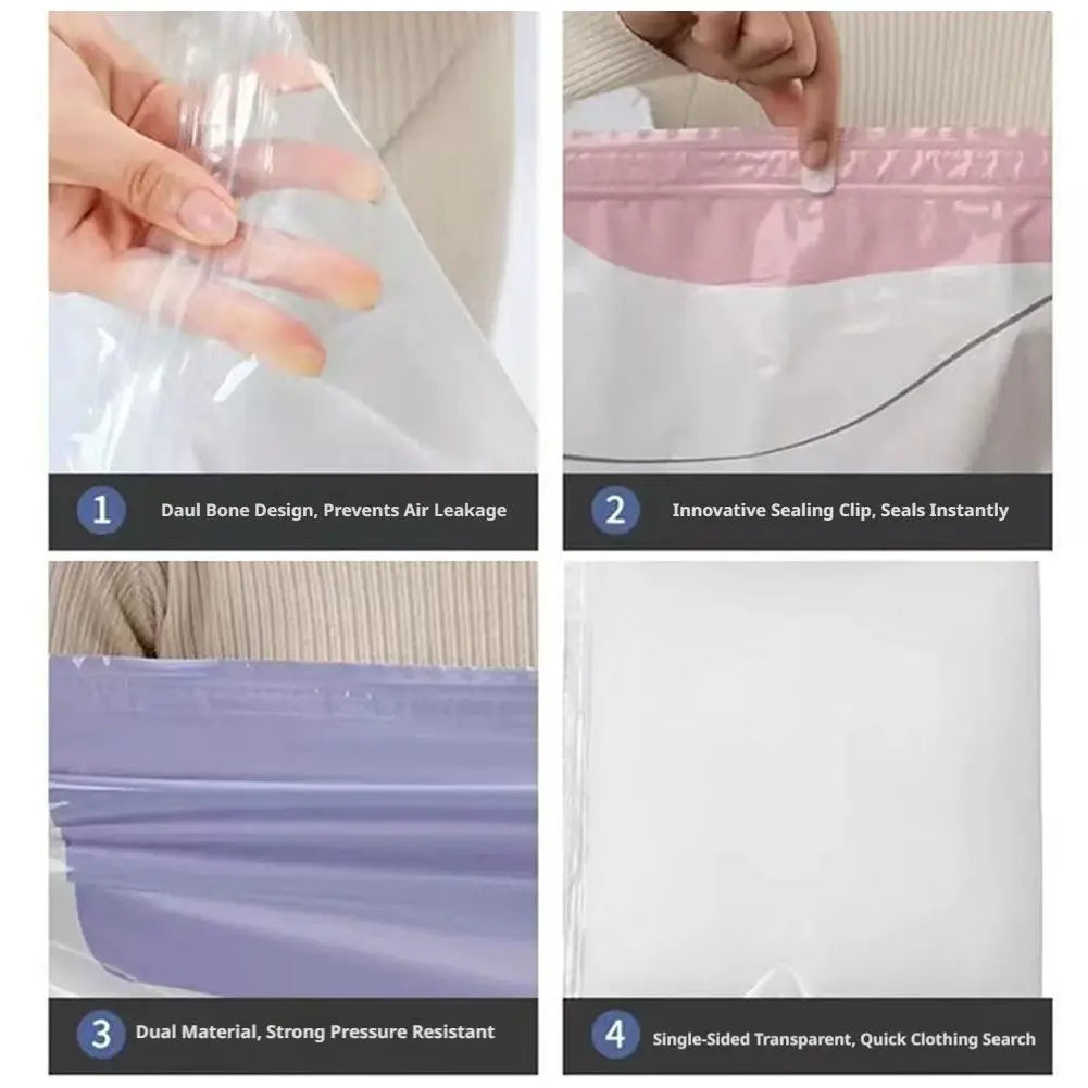 No-Pump Vacuum Storage Bags – Clothes, Comforters & Blankets Vacuum Storage Bags Axl