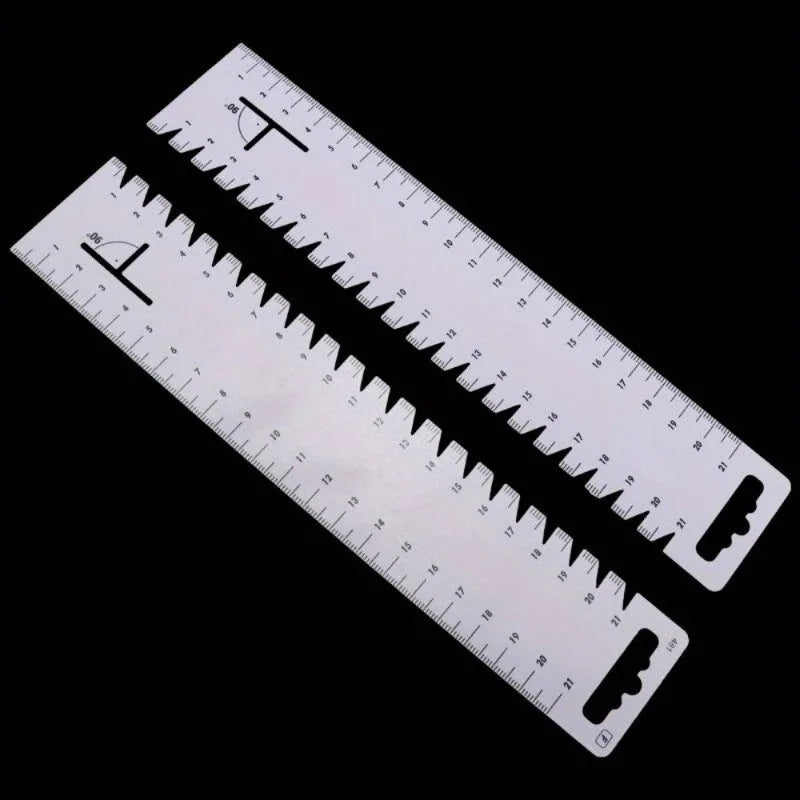 21cm Soft Patchwork Ruler – Quilting & Sewing Measuring Tool Quilting Ruler Axl 2pcs