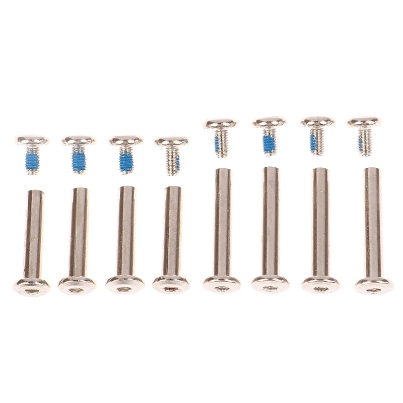 Stainless Steel Luggage Wheel Bolts & Rivets – 4-Set 6×30–45mm Luggage Wheel Fasteners Axl