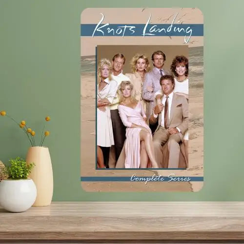 Knots Landing Classic TV Show Metal Poster Sign | Retro Wall Art Metal Wall Sign Axl aluminum sign aluminum 14x20cm
