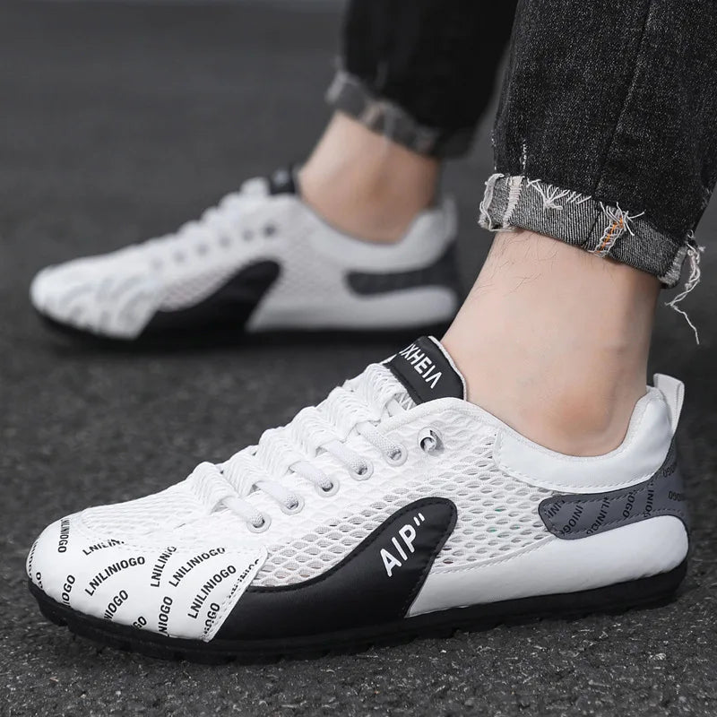 Men's Breathable Mesh Sport Sneakers – Non-Slip & Lightweight Men's Sport Sneakers Axl