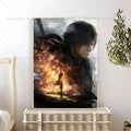 Final Fantasy XVI Game Poster – Self-Adhesive Wall Art Print Wall Art Poster Axl 50x70cm No Frame z8
