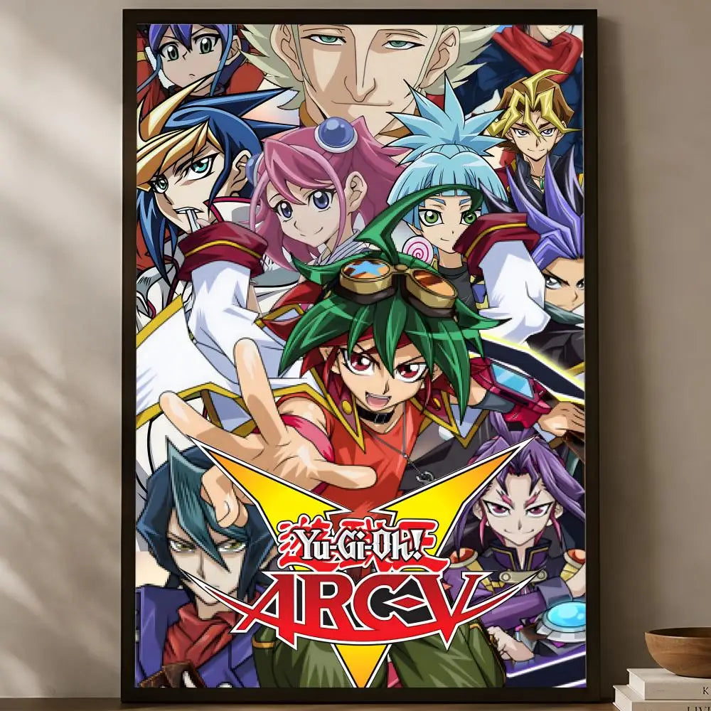 Yu-Gi-Oh Self-Stick HD PVC Wall Poster – Waterproof Home Decor Wall Art Poster Axl White01 15X20cmNoframe