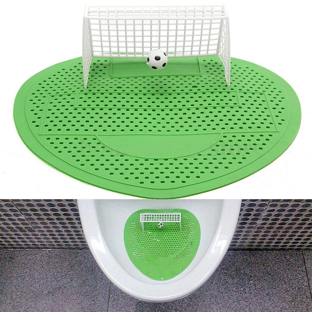 Football Goal Urinal Mat – Deodorizing Splash Guard Insert Urinal Mat Axl Green