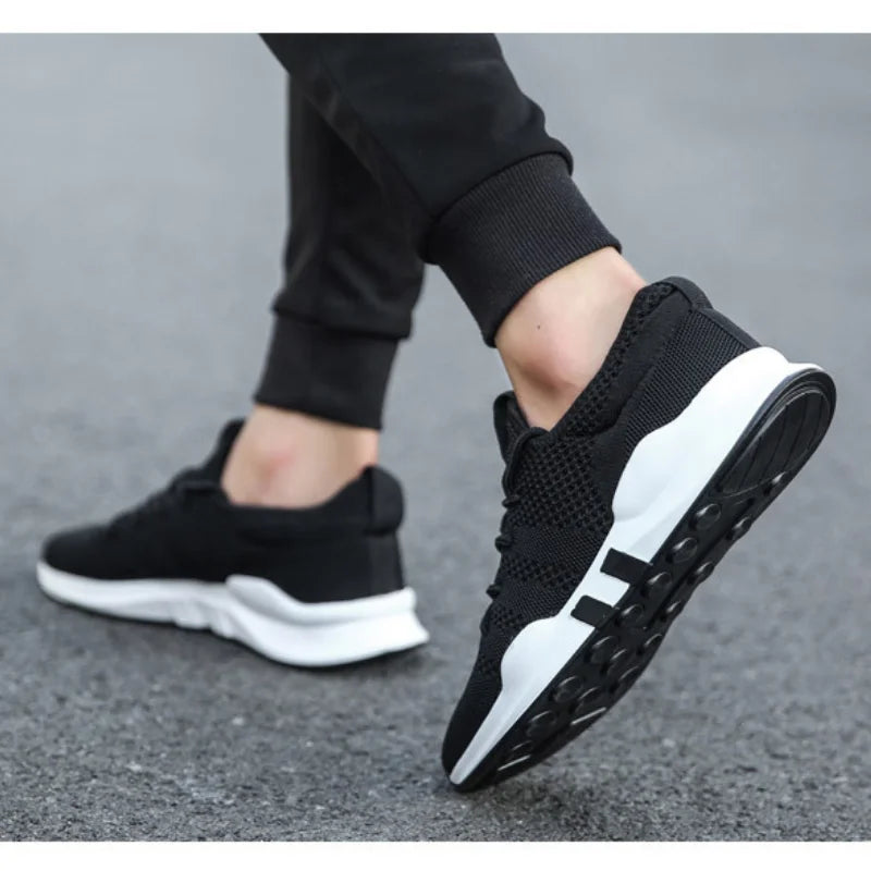 YBQJOO Men's Breathable Canvas Sneakers | Anti-Slip Walking Shoes Men's Canvas Sneakers Axl