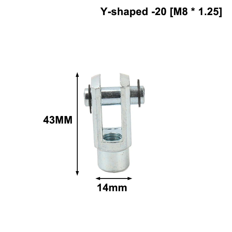 SC Cylinder Y-Type & I-Type Connector Fittings | MAL/MA Pneumatic Cylinder Fitting Axl Y 20
