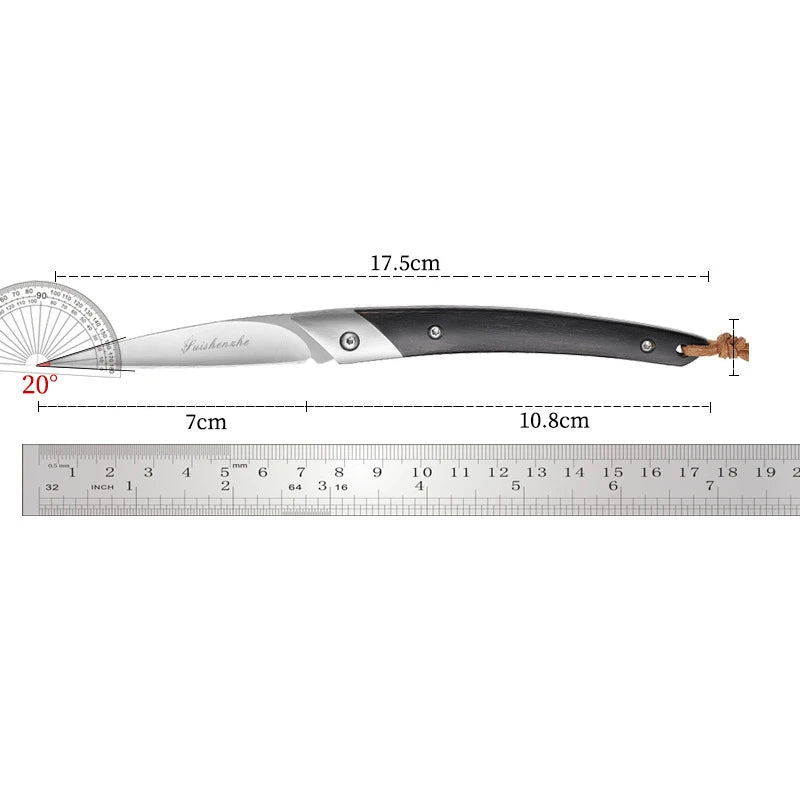 D2 Steel Mini Folding Knife – EDC Camping Pocket Knife Folding Pocket Knife Axl
