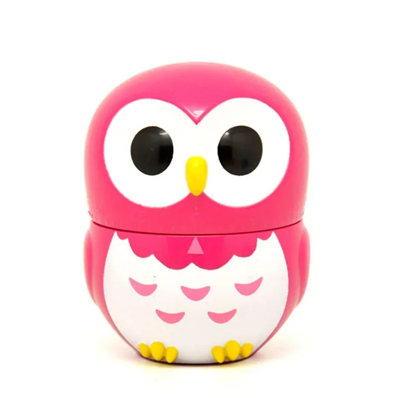 Cartoon Owl Mechanical Kitchen Timer – Cooking & Baking Mechanical Kitchen Timer Axl Red