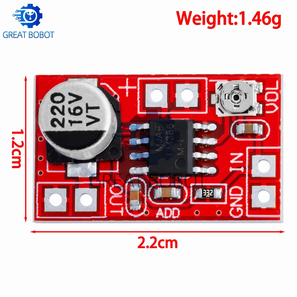 DC 5V–12V Electret Condenser Microphone Amplifier Board Microphone Amplifier Board Axl