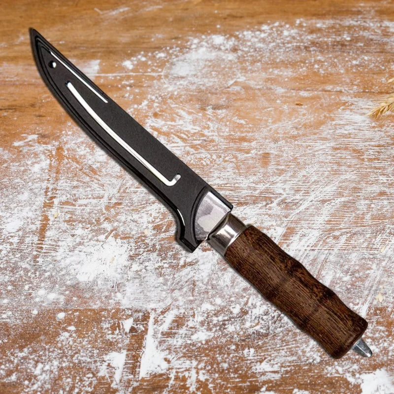 Damascus Steel Boning Knife – 26cm Chef Knife Wooden Handle Damascus Chef Knife Axl