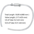 Brake Bleeder Kit – Single Way Check Valve Hydraulic Tool Brake Bleeding Tool Axl Gray