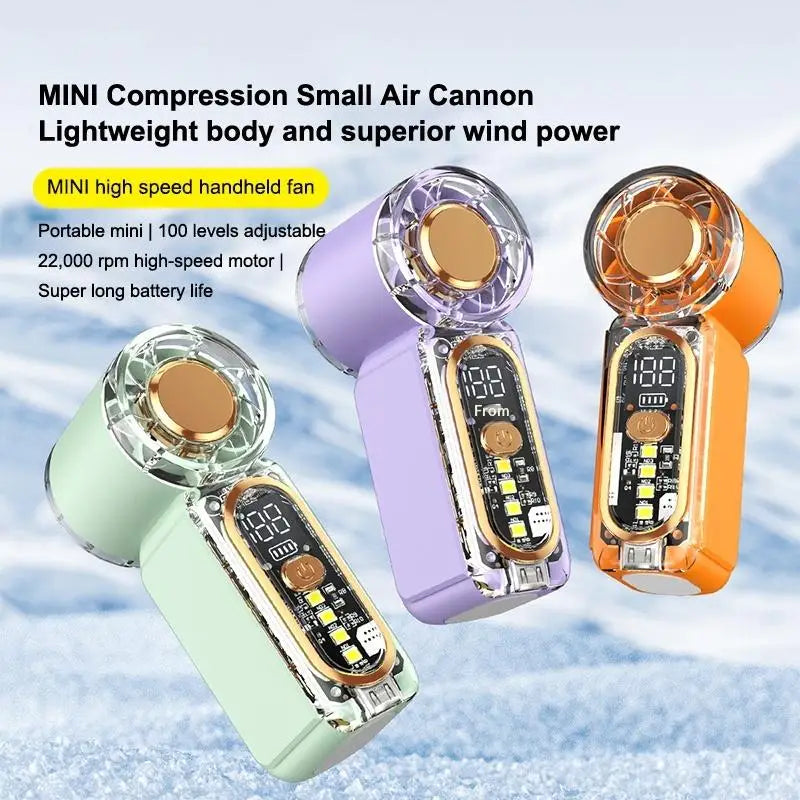 Portable USB Rechargeable Mini Handheld Fan – Ultra Quiet Handheld Mini Fan Axl