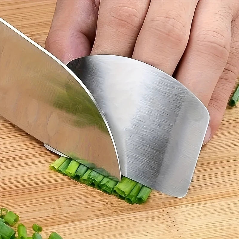 Stainless Steel Finger Guard – Safe Vegetable Slicer Tool Kitchen Safety Tool Axl