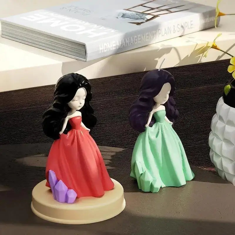 3D Princess Silicone Mold – Resin, Candle & Soap Craft Mould Silicone Craft Mold Axl