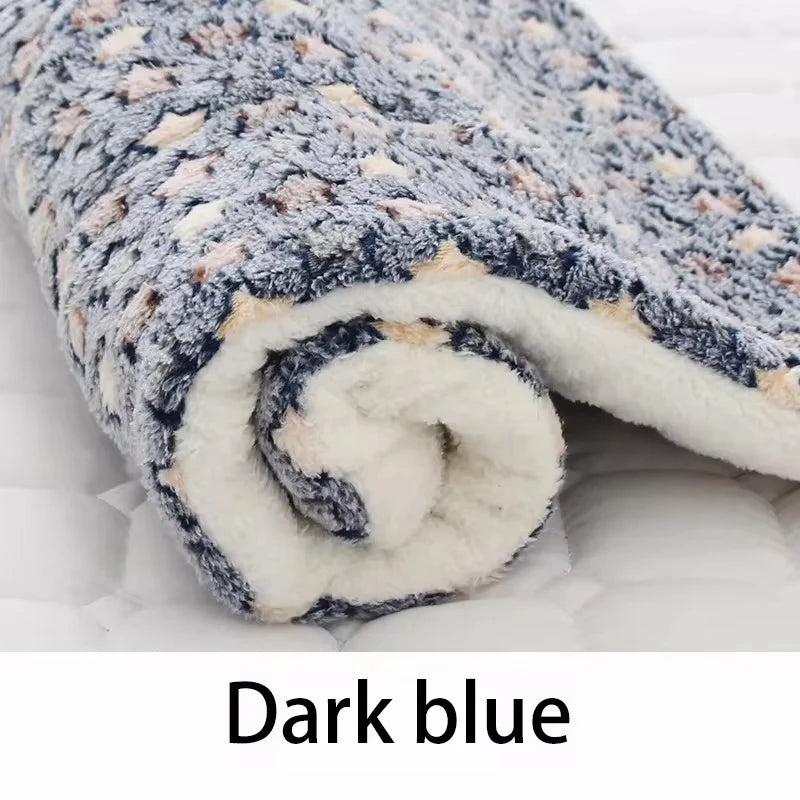 KEMORELA Flannel Pet Sleeping Mat – Dog & Cat Bed Cushion Pet Sleeping Mat Axl A S 49X32CM