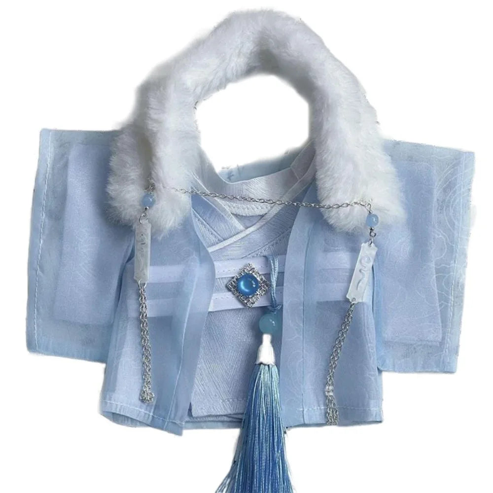 Kawaii 20cm Doll Ancient Style Robe Outfit Costume Set Doll Costume Set Axl Blue