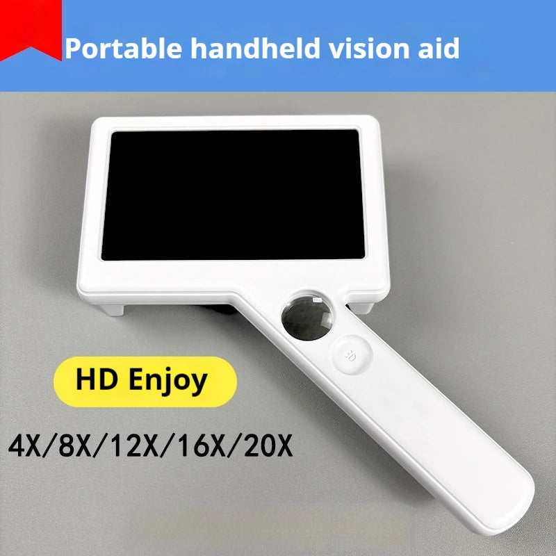 HD Digital Video Magnifier – 10 LED Electronic Reading Tool Digital Video Magnifier Axl