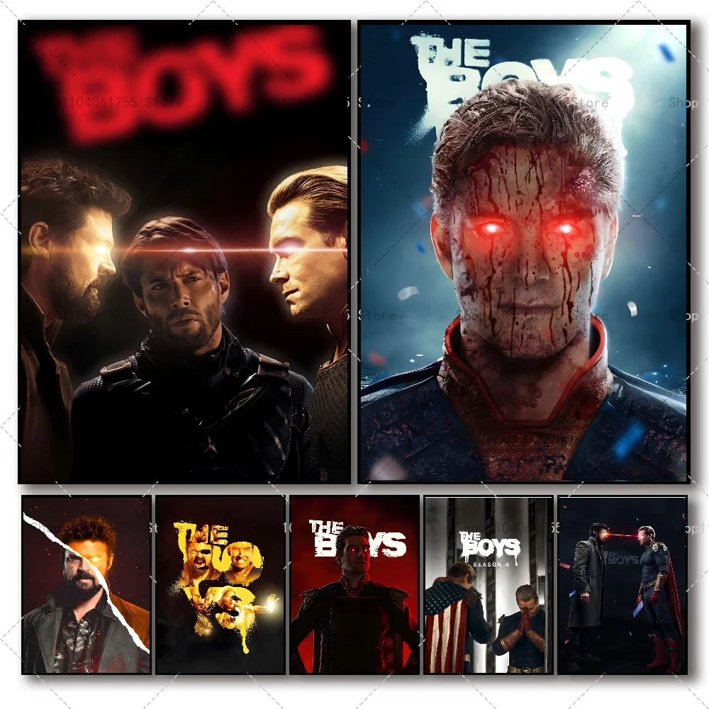 The Boys TV Show Wall Poster – Self-Adhesive Waterproof Art Wall Art Poster Axl
