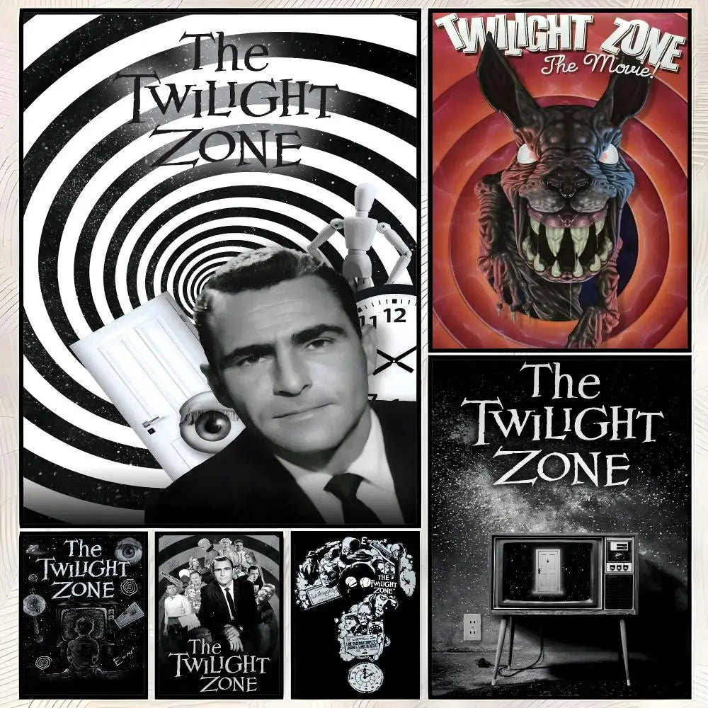 Twilight Zone Wall Art Poster – Self-Stick HD Waterproof Decor Wall Art Poster Axl