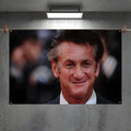 Sean Penn Fan Flag – Indoor & Outdoor Wall Banner | 6 Sizes Decorative Fan Flag Axl White1 60x90cm