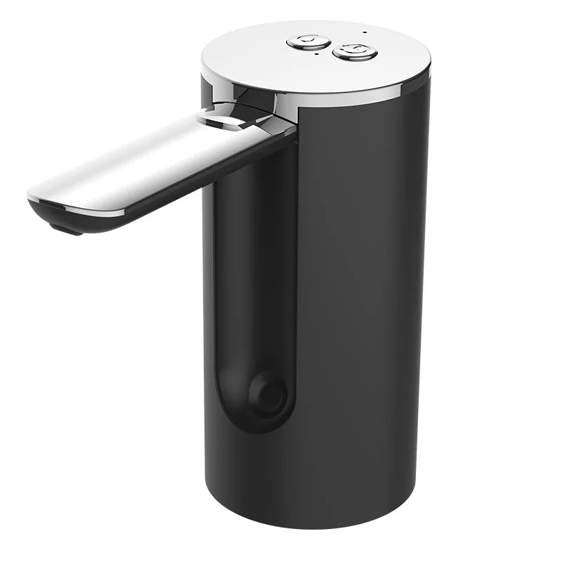 BALASHOV USB Rechargeable Foldable Water Dispenser Pump Water Dispenser Pump Axl Electroplated Black