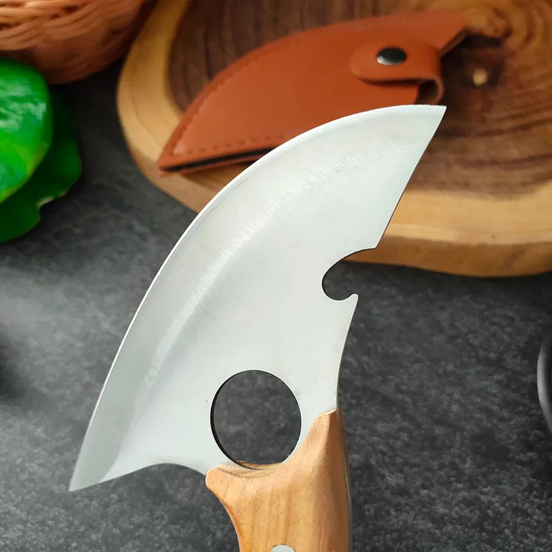 InLeung Hand-Forged Boning Knife with Bottle Opener | 12" Steel Boning Knife Axl