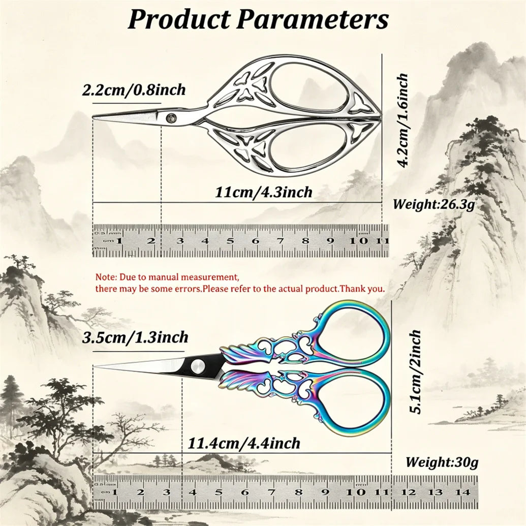 Sharp Embroidery Scissors – Stainless Steel Sewing Craft Tool Embroidery Scissors Axl
