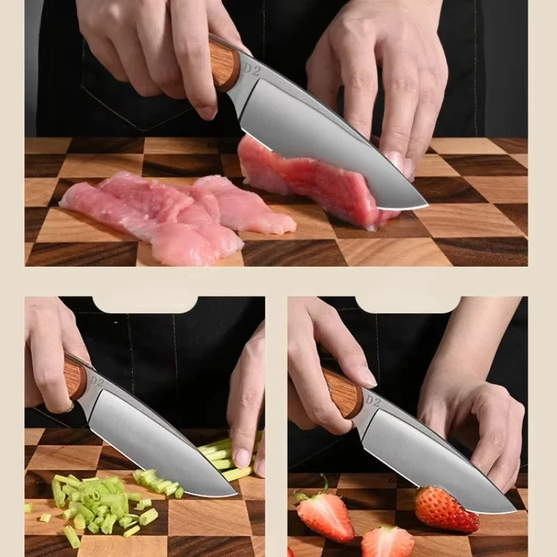 Professional Stainless Steel Cleaver – Sharp Wood Handle Kitchen Knife Kitchen Cleaver Knife Axl
