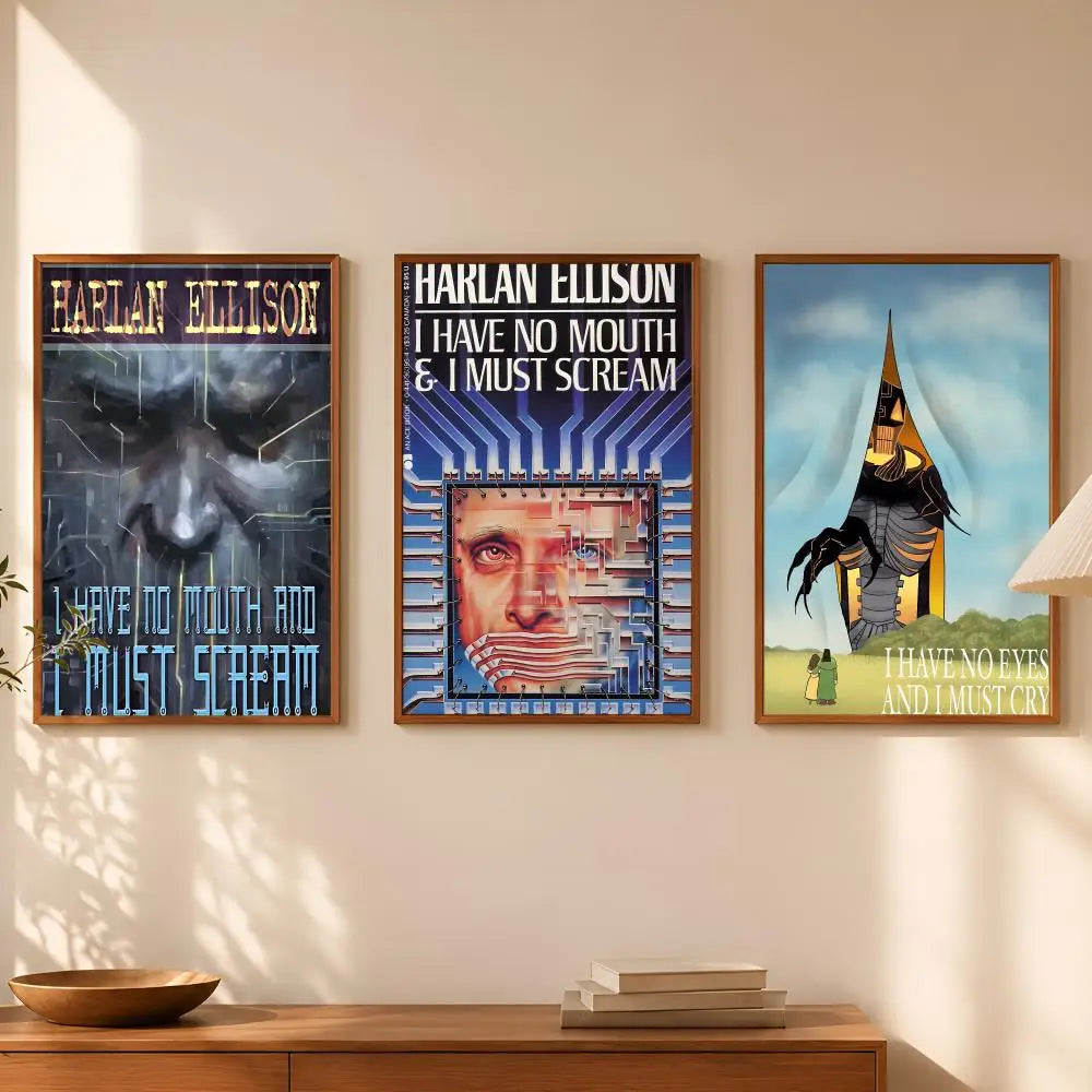 I Have No Mouth and I Must Scream Poster – Self-Stick Wall Art Wall Art Poster Axl