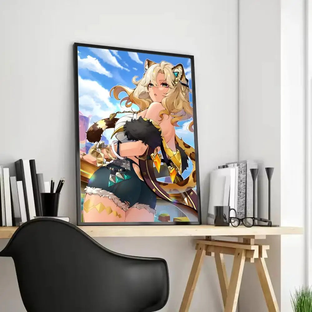 Xilonen Game Canvas Poster – Unframed Wall Art | Home Décor Canvas Wall Art Axl
