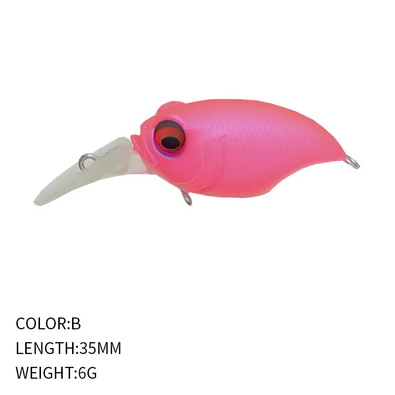 6g 42mm Floating Crankbait Lure – Bass, Perch & Pike Wobbler Fishing Crankbait Lure Axl B-1pcs