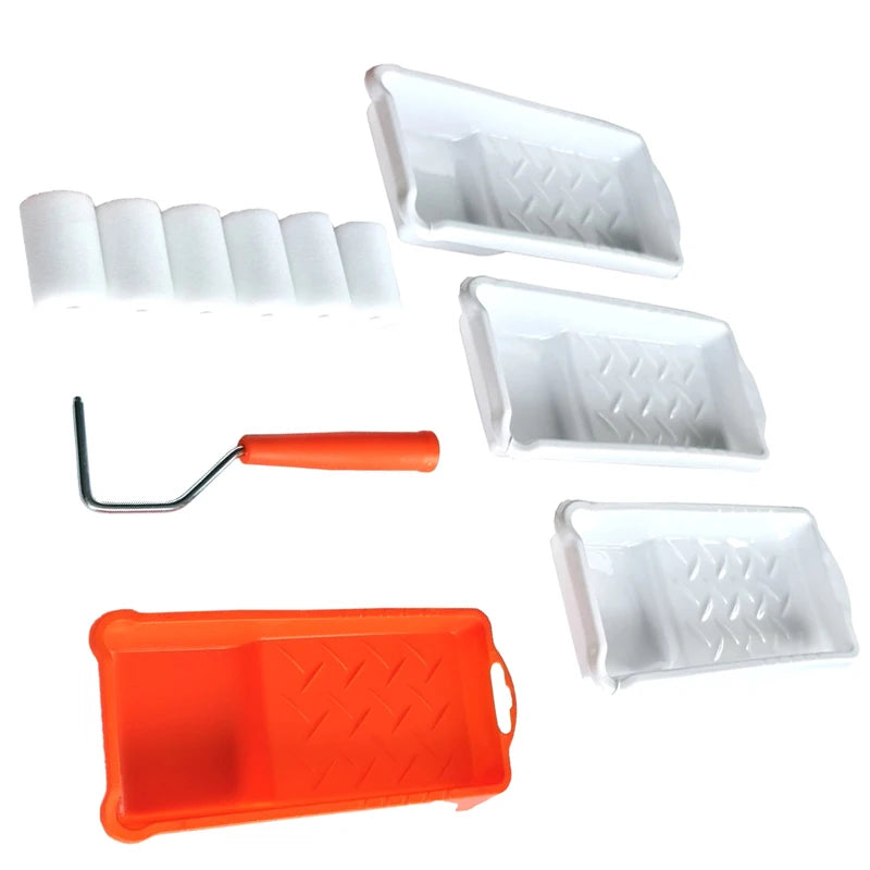 2-Inch Foam Paint Roller Kit with Tray & Liners | Wall & Craft Paint Roller Kit Axl