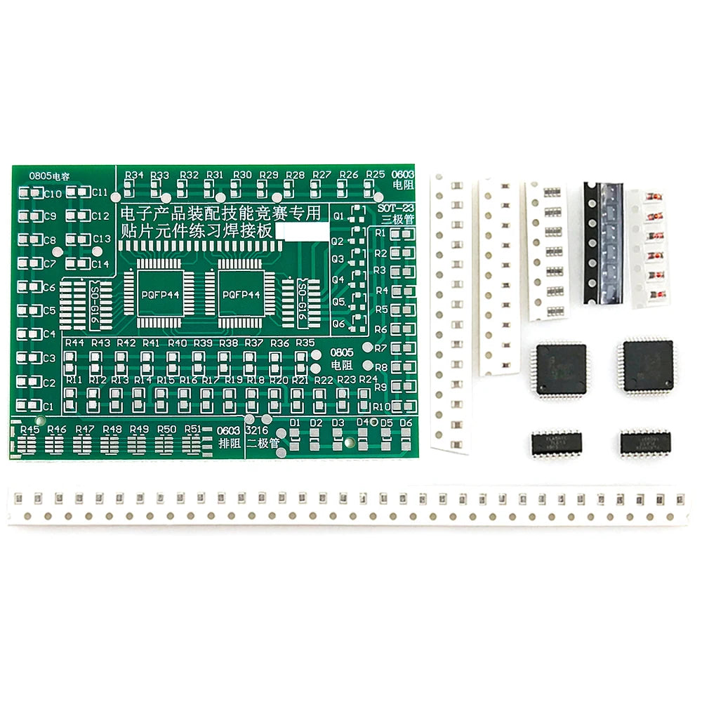 DIY SMT Soldering Practice Board PCB Kit – LOTHYE Soldering Practice Kit Axl