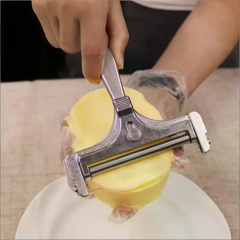 Adjustable Stainless Steel Cheese Slicer & Butter Cutter Cheese Slicer Axl