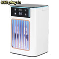 Portable Mini Mist Spray Fan – USB Desktop Humidifier Fan Mist Spray Fan Axl White