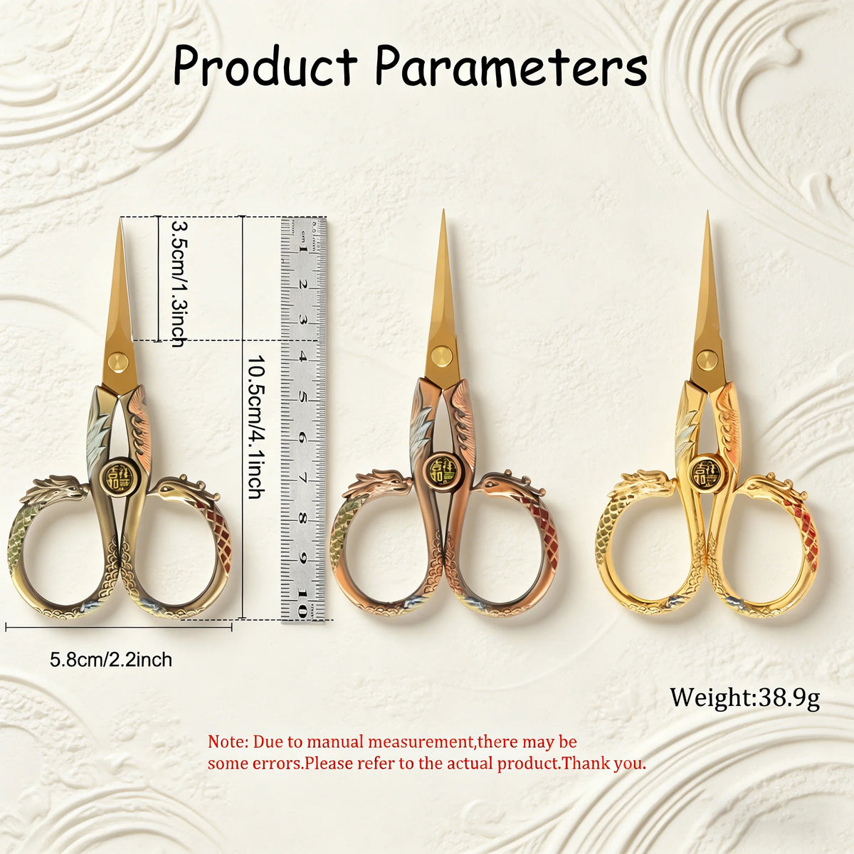 Vintage Embroidery Scissors – Stainless Steel Thread Cutter Embroidery Scissors Axl