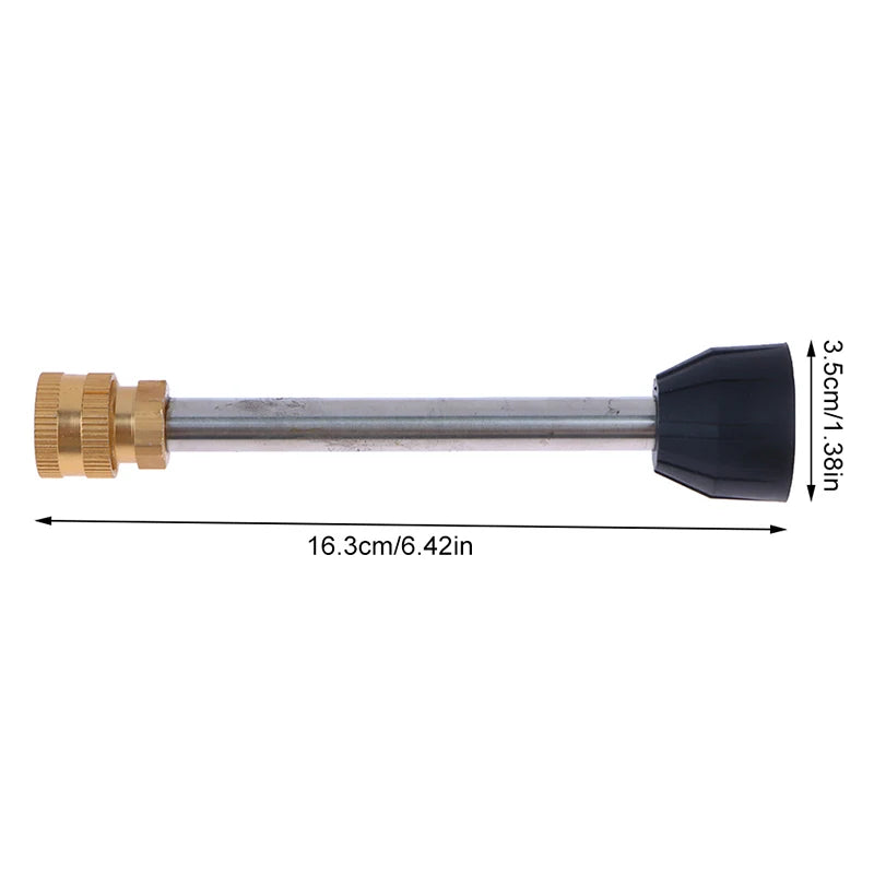 Stainless Steel Car Washer Extension Rod & Nozzle Adapter Car Washer Accessory Axl Onesize