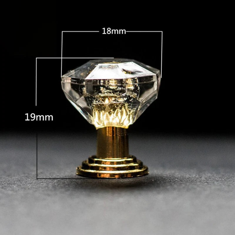 10-Pack Crystal Diamond Cabinet Knobs – Drawer & Door Pulls Cabinet Knobs Axl