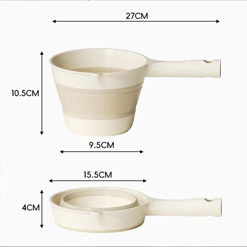 Collapsible Silicone Water Dipper – Foldable Travel Ladle Collapsible Water Ladle Axl