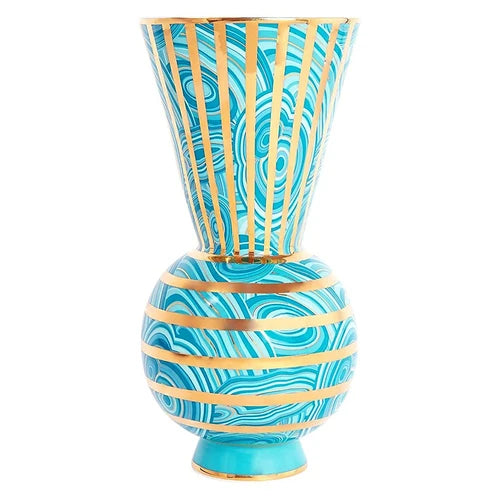 Luxury Gold Ceramic Flower Vase – Large Tall Nordic Décor Decorative Ceramic Vase Axl C