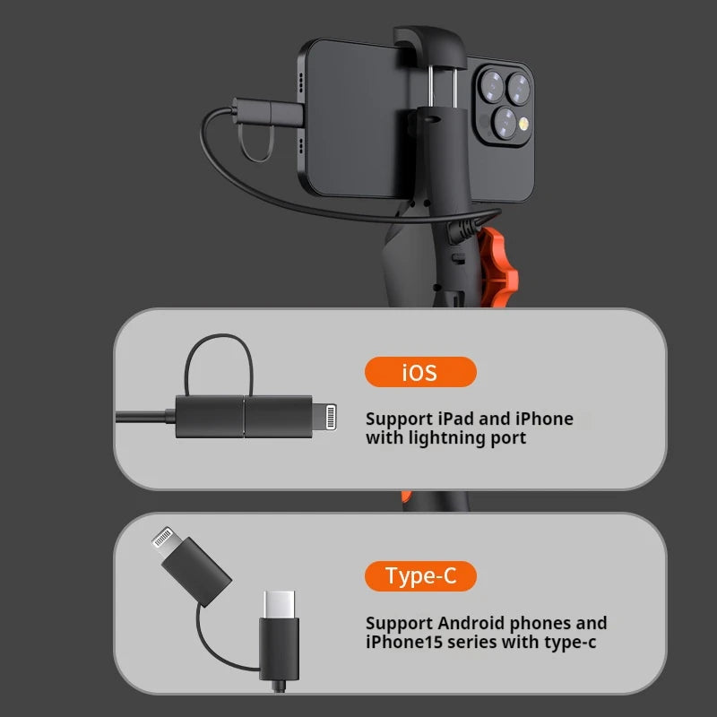 Industrial Borescope Camera – Single Lens Pipe Inspection Tool Inspection Borescope Camera Axl
