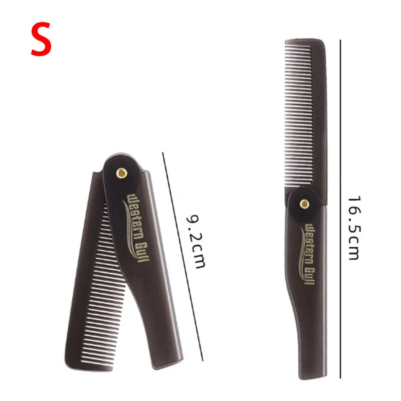 Portable Foldable Pocket Comb – Beard & Hair Styling Tool Foldable Hair Comb Axl S