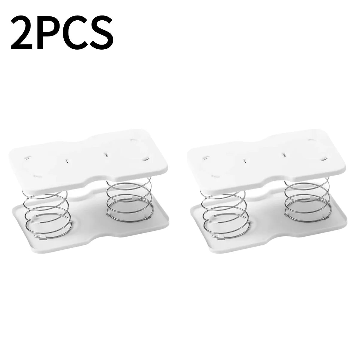 Spring-Loaded Tissue Dispenser – Auto Lift Holder for Home & Office Tissue Box Dispenser Axl White 2PCS