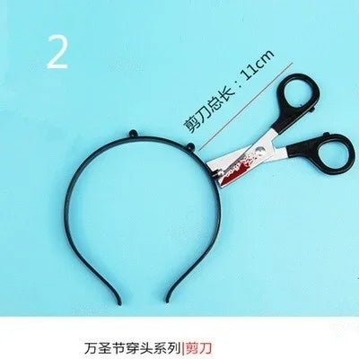 Pet Halloween Headwear Props – Ax, Saw & Nail Costume for Dogs Pet Costume Prop Axl 2