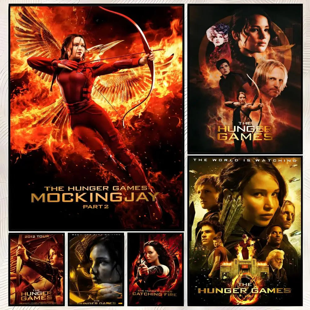 Hunger Games HD PVC Wall Art Poster – Self-Stick & Waterproof PVC Wall Poster Axl