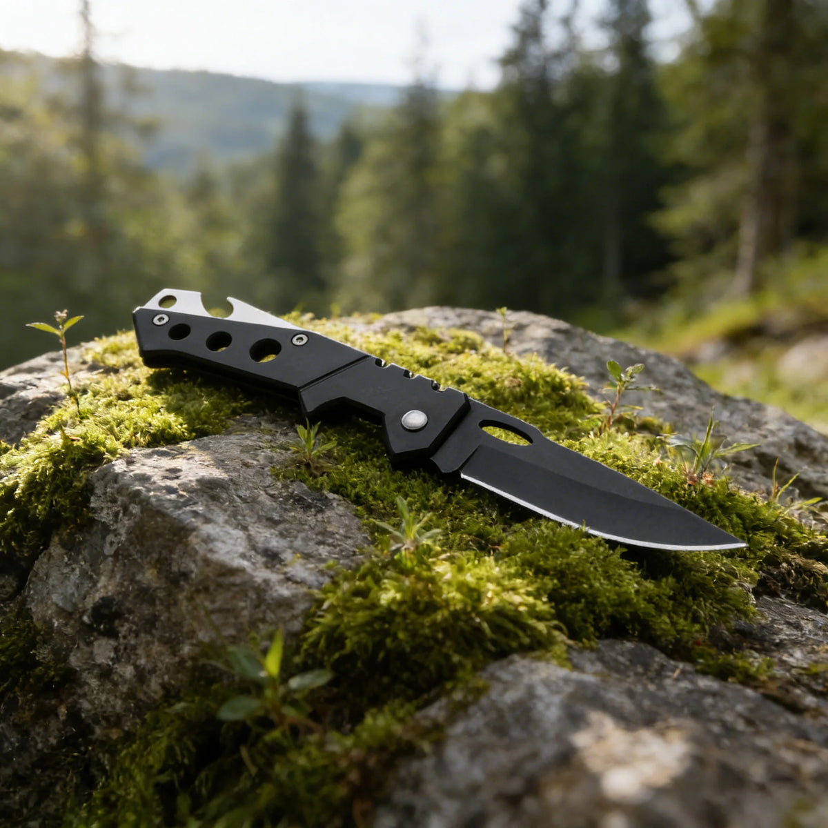 Multi-Tool Folding Utility Knife – Stainless Steel Camping Blade Folding Utility Knife Axl